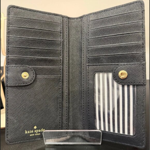 *EUC* KS001. Kate Spade, Pink Metallic Wallet - Picture 3 of 4